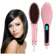 Гребінець випрямляч Fast Hair Straightener. Колір рожевий