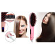 Гребінець випрямляч Fast Hair Straightener. Колір рожевий