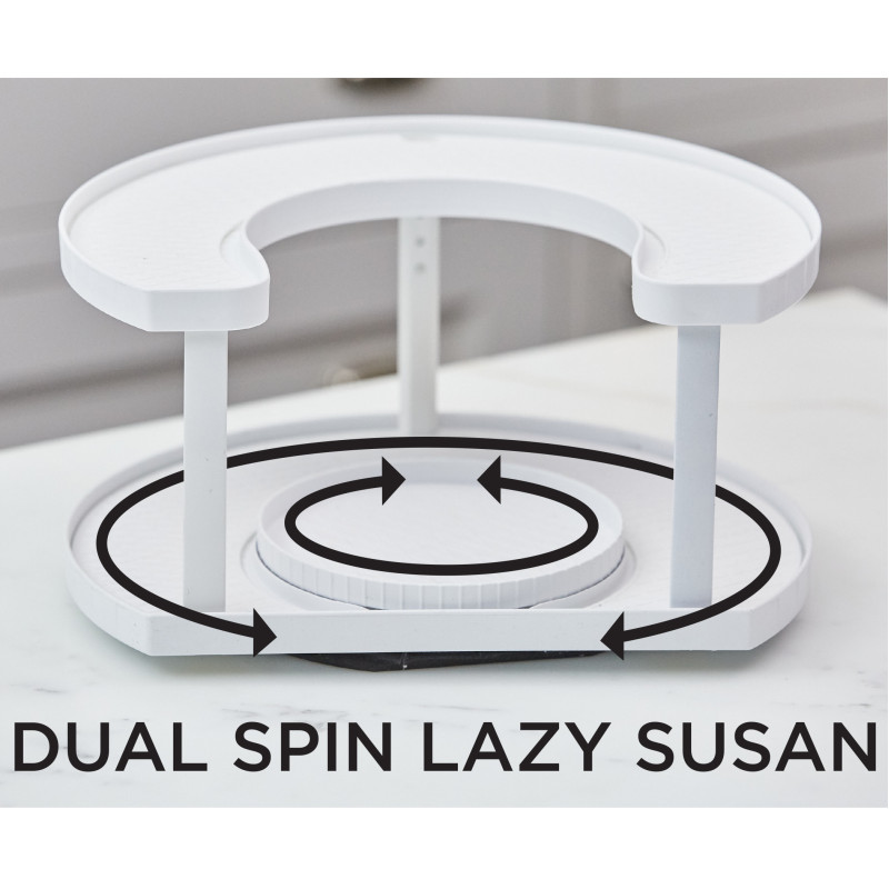 Спеціалістка Spice Spinner Two-Tiered Spice Organizer незамінна помічниця в будинку