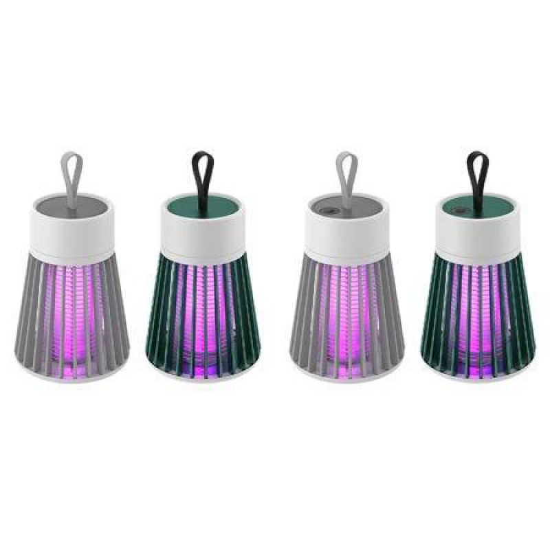 Знищувач комах для будинку Electronic shock Mosquito killing lamp НА АКУМУЛЯТОРІ для походу на природу