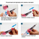 Фрезер для манікюру та педикюру Drill Pro Nail Drill, 30000 об/хв, фрезер для нігтів. Колір: білий