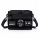 Сумка для патчів Cordura 600D — 5 кишень, месенджер чорний з тканини