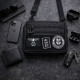 Сумка для патчів Cordura 600D — 5 кишень, месенджер чорний з тканини