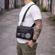 Сумка для патчів Cordura 600D — 5 кишень, месенджер чорний з тканини