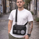 Сумка для патчів Cordura 600D — 5 кишень, месенджер чорний з тканини