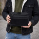 Сумка для патчів Cordura 600D — 5 кишень, месенджер чорний з тканини
