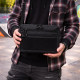 Сумка для патчів Cordura 600D — 5 кишень, месенджер чорний з тканини