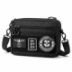 Сумка для патчів Cordura 600D — 5 кишень, месенджер чорний з тканини