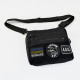Сумка для патчів Cordura 600D — 5 кишень, месенджер чорний з тканини