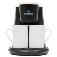 Крапельна електрична кавоварка для дому на 2 чашки Crownberg CB-1568 500Вт