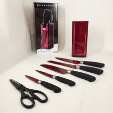 Набір ножів Edenberg EB-11027 7 предметів Red