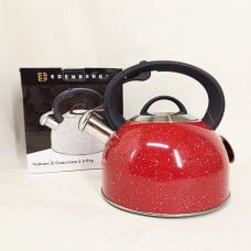 Чайник із свистком Edenberg EB-1440 з мармуровим покриттям 2.5л Red