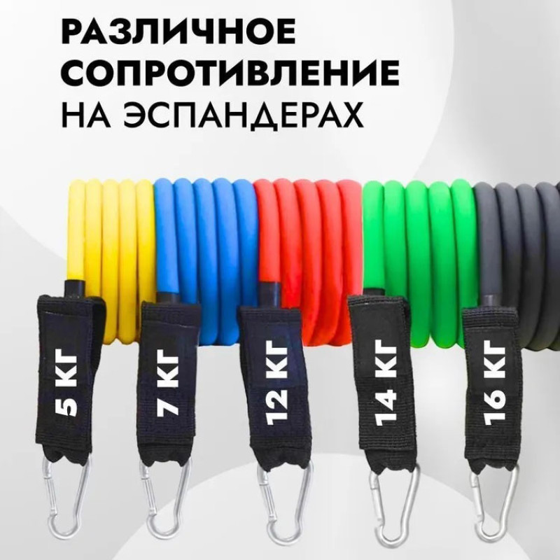 Еспандер гума для зарядок (exercise pipe)
