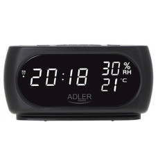 Настольные часы-будильник Adler AD 1186 Black