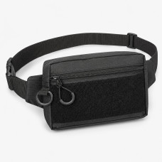 Сумка бананка через плечо, поясная сумка для патчей и шевронов Cordura
