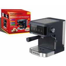 Кофеварка эспрессо Top Kitchen TK00216 1500Вт 15 бар 1.8л с капучинатором, подогревом чашек