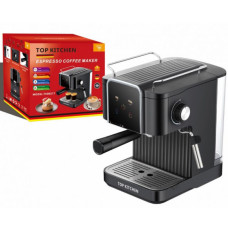 Кофеварка Top Kitchen TK00217 1500Вт 1.8л, капучинатор, кофеварка с подогревом чашек 15 Бар