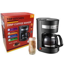 Кофеварка капельная электрическая с подогревом 1л Top Kitchen TK00220 с мерной ложкой и антикапельной системой