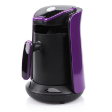 Кавоварка Domotec MS-102S настільна 600Вт для швидкого приготування кави Purple