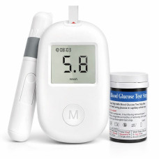 Глюкометр Glucose Meter GLM-76 з тест-смужками 50 шт — прилад для вимірювання цукру в крові
