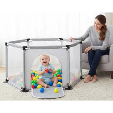 Детский игровой манеж для детей складной детский манеж 120х100х55см Gray