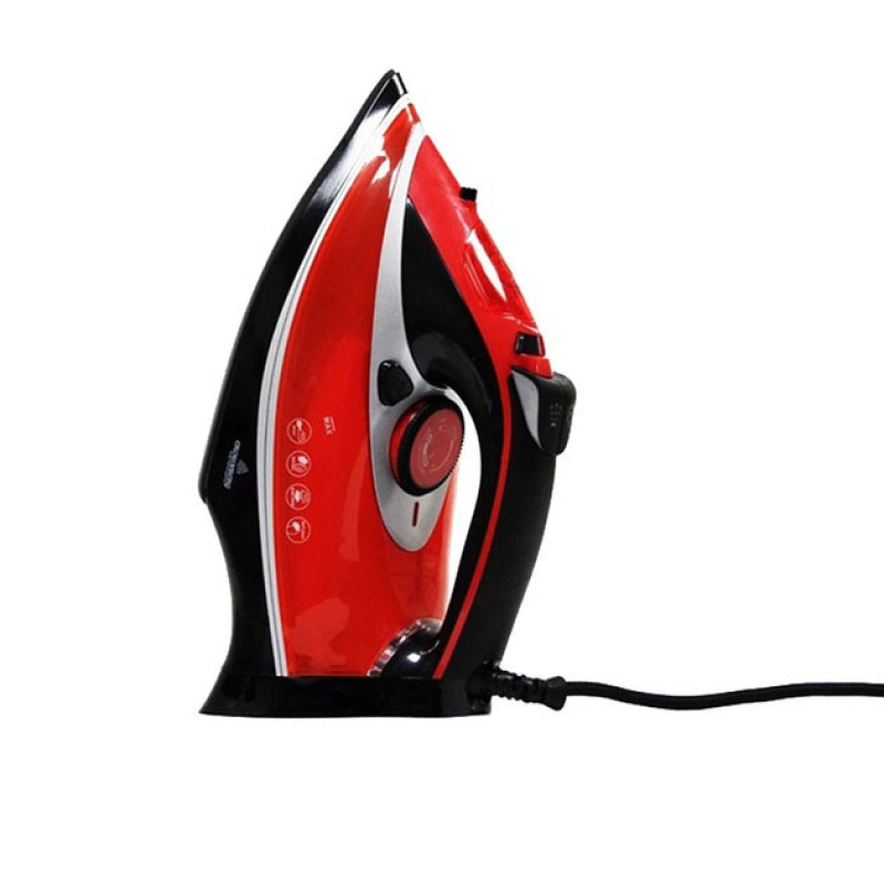 Керамічна потужна Парова Праска Crownberg CB 7441 має функції самоочищення та вертикальне відпарювання