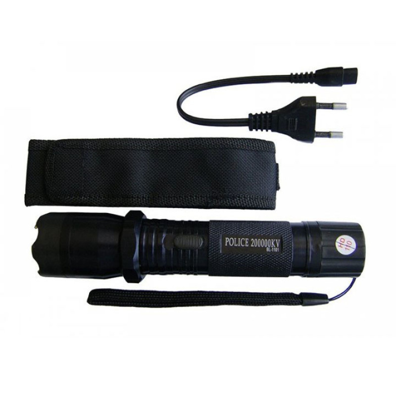 Світлодіодний ліхтарик Police BL-1101 ЗУ 220В (+безпека)