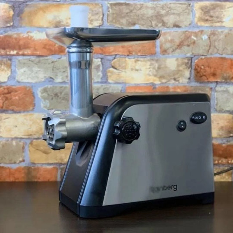 М'ясорубка Rainberg RB-672 3000W електрична з реверсом та соковижималкою