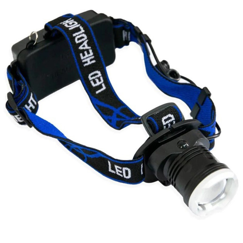 Налобний ліхтар Bailong BL-T24-P50 акумуляторний LED/Zoom 3 режими роботи
