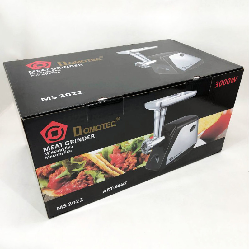 Електрична м'ясорубка Domotec MS-2022