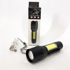 Ліхтар кишеньковий з металевим корпусом Police Bailong BL-T6-19 USB Micro Charge