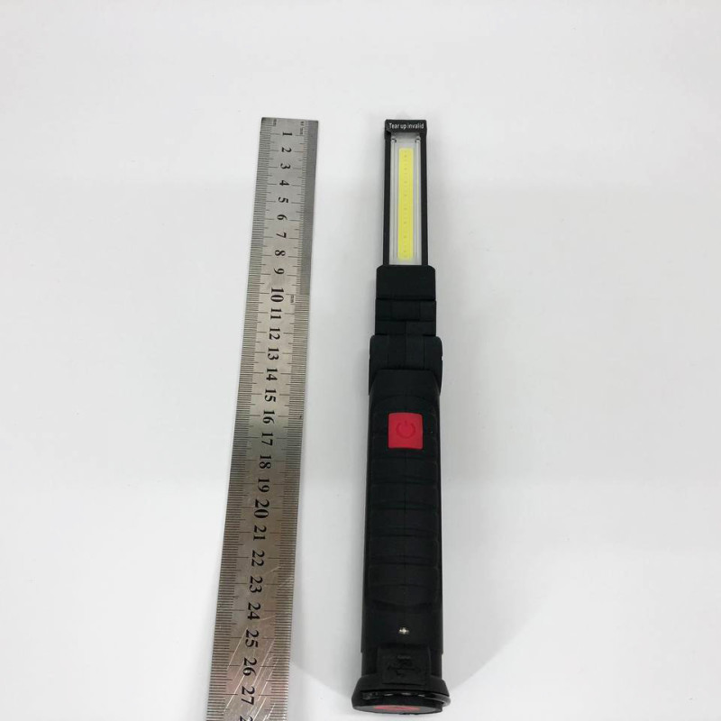 Світлодіодний ліхтар кемпінг W52 SMD+COB, червоний+білий, магніт, гачок