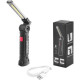 Світлодіодний ліхтар кемпінг W52 SMD+COB, червоний+білий, магніт, гачок