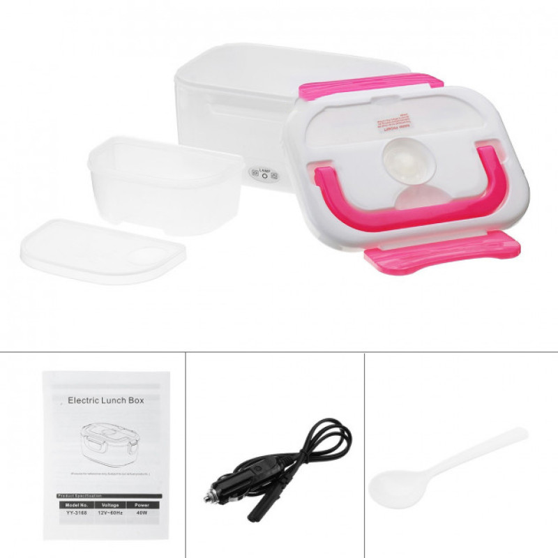 Ланч-бокс з підігрівом Lunch Box 220 V. Колір: рожевий