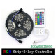Світлодіодна стрічка SMD 5050 RGB LED 2 м IP65 з пультом та блоком живлення USB, 2м, Стрічка світлодіодна 5050