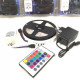 Світлодіодна стрічка SMD 5050 RGB LED 2 м IP65 з пультом та блоком живлення USB, 2м, Стрічка світлодіодна 5050