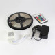 Світлодіодна стрічка SMD 5050 RGB LED 2 м IP65 з пультом та блоком живлення USB, 2м, Стрічка світлодіодна 5050