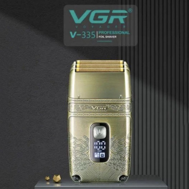 Професійна електробритва Шейвер VGR V-335 Shaver з трьома ножовими блоками