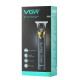 Машинка для стрижки VGR V-082 бездротова професійна акумуляторна + 3 насадки триммер для волосся