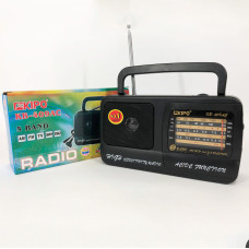 Радіоприймач Kipo KB-409 AC потужний радіо FM c usb живлення від батареї R20 або від мережі Чорний