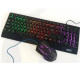 Клавіатура+мишка UKC з LED підсвічуванням від USB M-710, клавіатура ігрова з підсвічуванням та мишкою