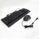 Клавіатура+мишка UKC з LED підсвічуванням від USB M-710, клавіатура ігрова з підсвічуванням та мишкою