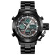 Годинник наручний чоловічий SKMEI 1515BK BLACK, годинник наручний електронний тактичний. Колір: чорний