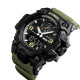 Годинник наручний чоловічий SKMEI 1586AG ARMY GREEN, чоловічий армійський водостійкий тактичний. Колір: зелений