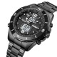 Годинник наручний чоловічий SKMEI 1670BKWT BLACK-WHITE. Колір: чорний