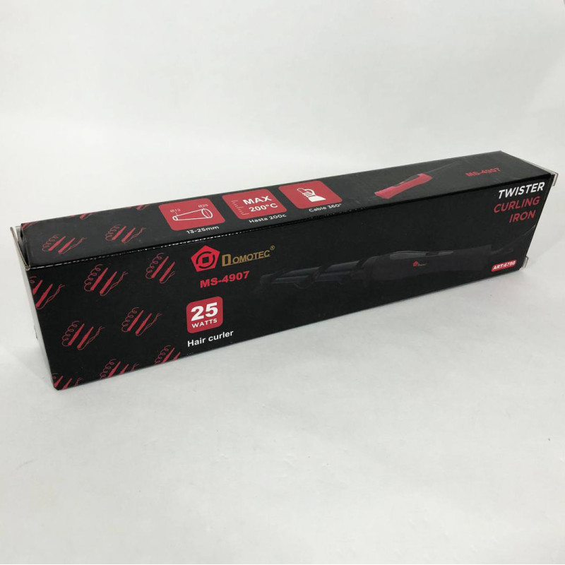 Конусная плойка для волосся DOMOTEC MS-4907. Колір чорний