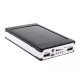 УМБ Power Bank Solar 9000 mAh мобільний зарядний із сонячною панеллю і лампою Чорна