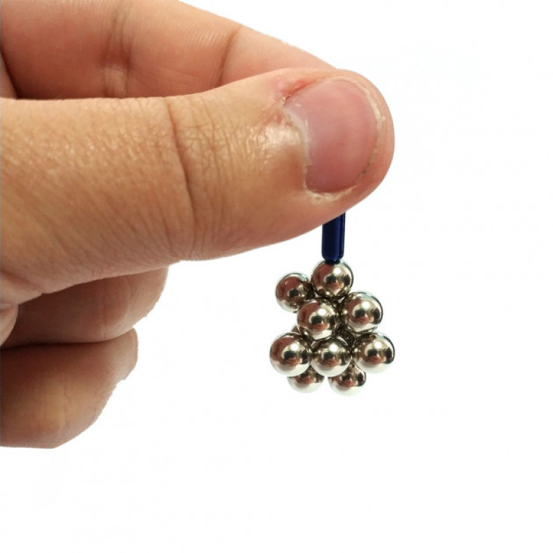 Різнобарвний магнітний конструктор Buckyballs n Buckybars, 64 деталі