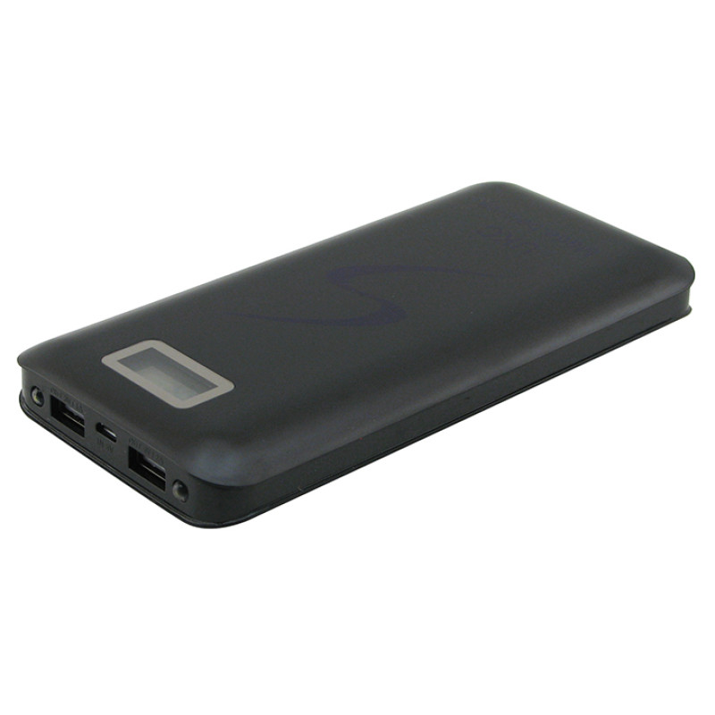 Мобільна зарядка Power Bank 30000/9600mAh UKC. Колір: чорний
