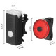 Велоліхтар акумуляторний BSK-1133-XPG та STOP-3SMD(red), Велосипедний ліхтар із захистом від вологи